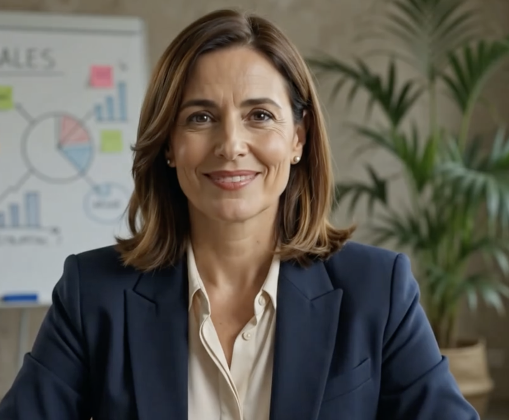 María, líder de equipo comercial con el Método W